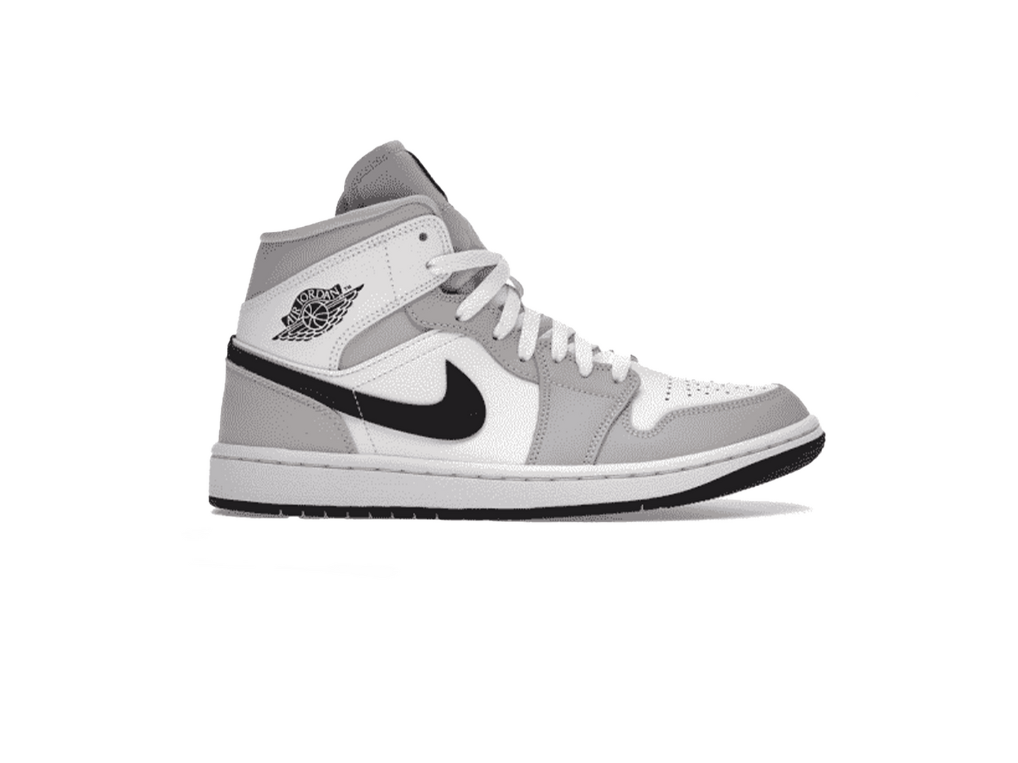 Jordan 1 Mid Light Smoke Grey