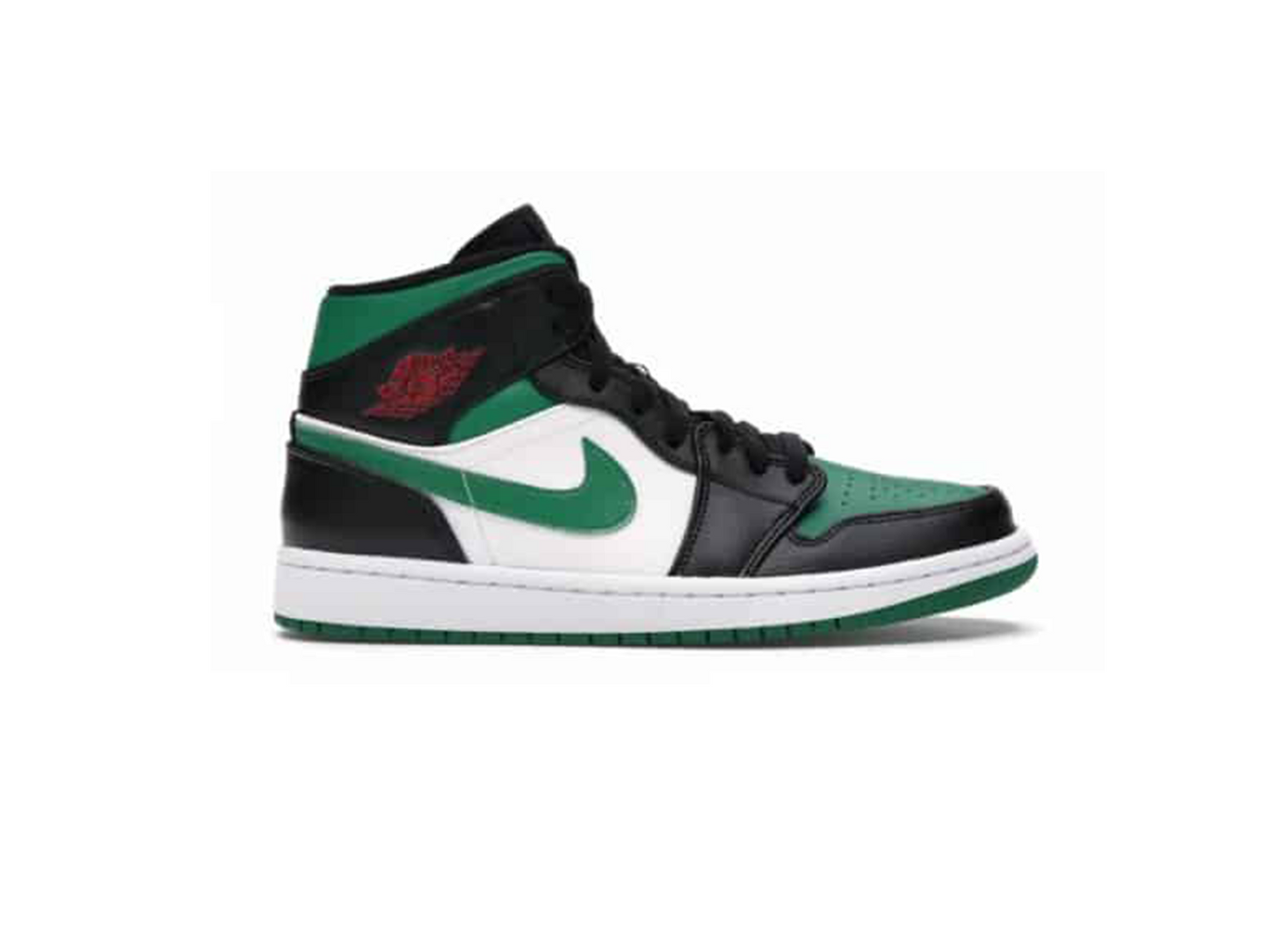 Jordan 1 Mid Green Toe