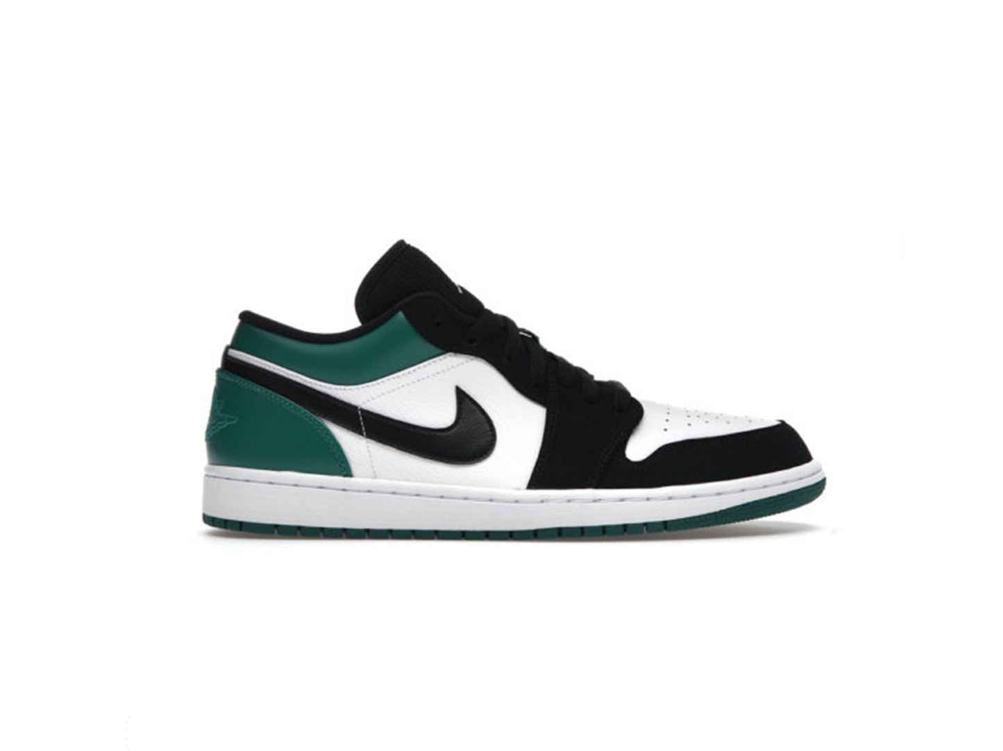 Jordan 1 Low White Black Mystic Green