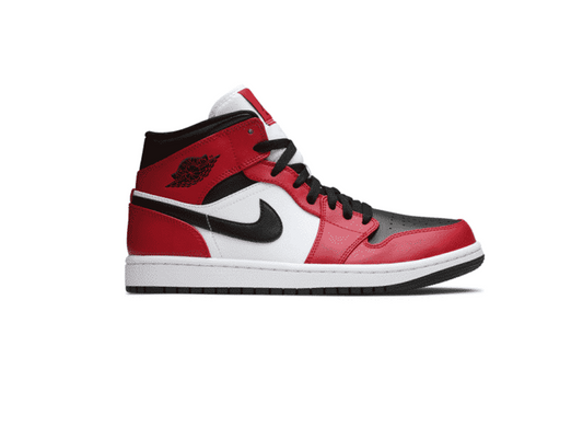 Jordan 1 Mid Chicago Black Toe