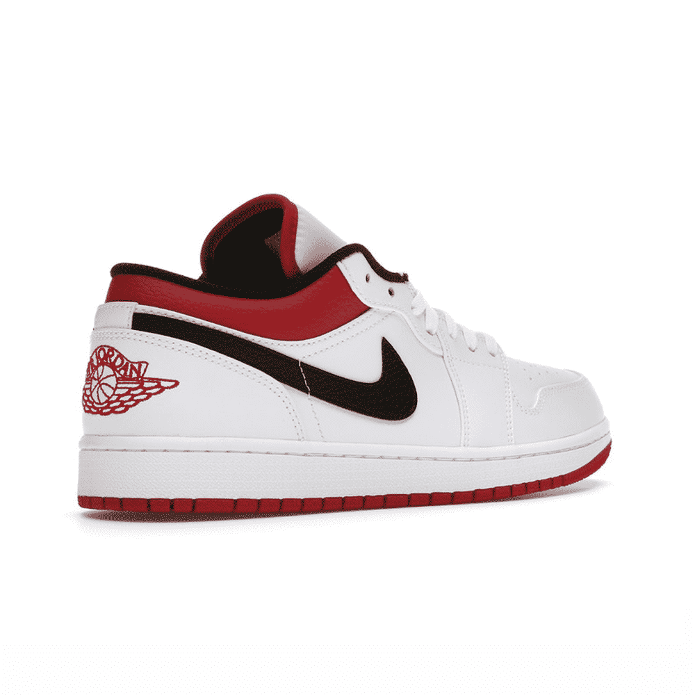 Jordan 1 Low White University Red Black