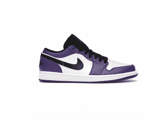 Jordan 1 Low Court Purple White