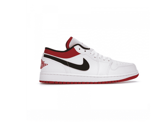 Jordan 1 Low White University Red Black